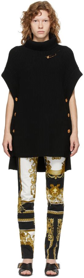 black versace turtleneck|Versace Turtleneck for Women .